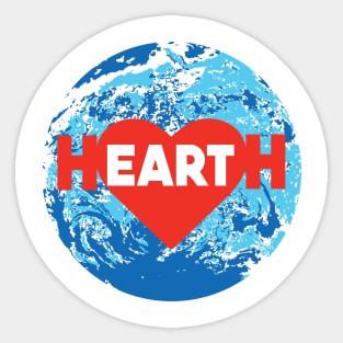 HeartH - I Love The Planet Sticker